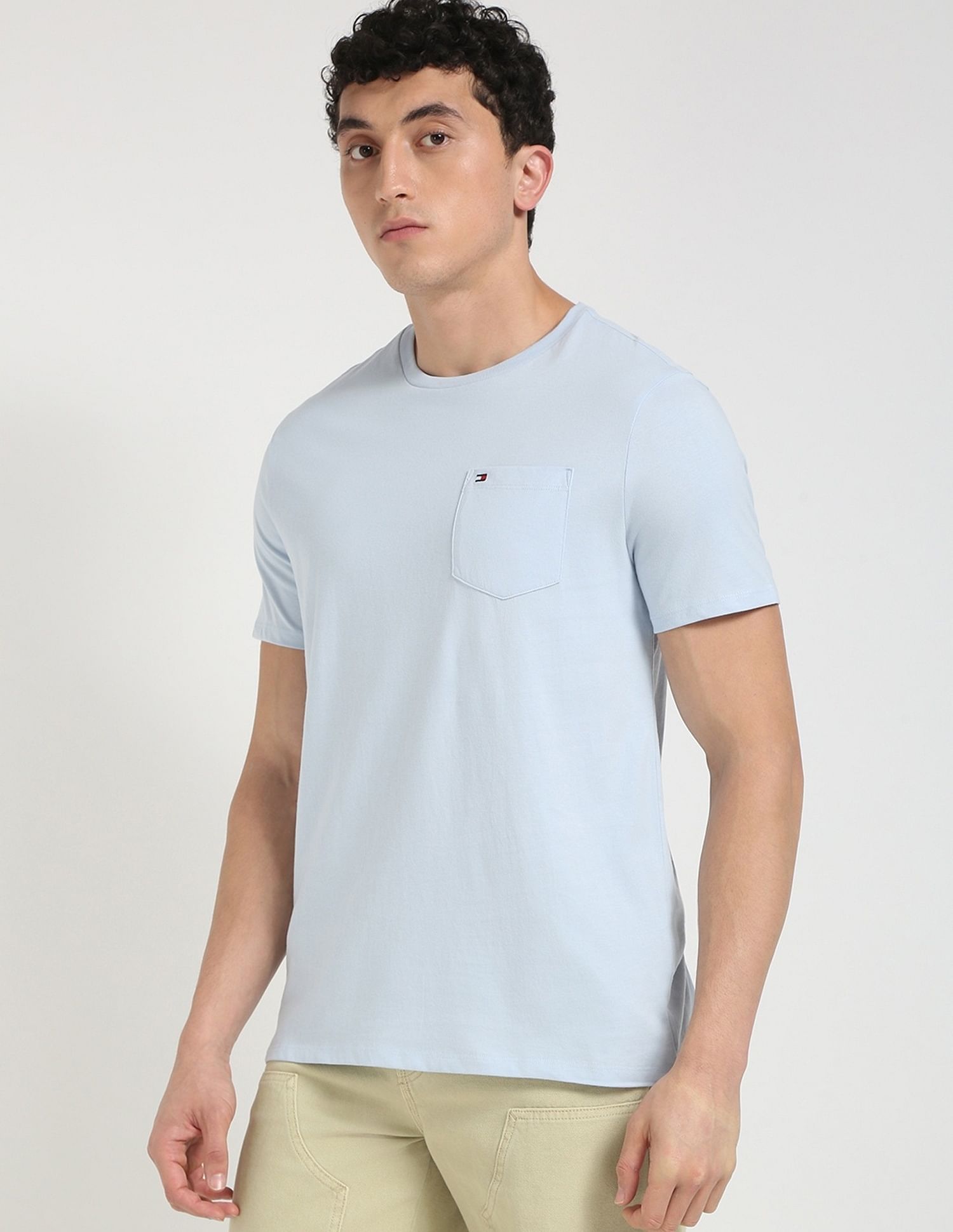 Tommy Hilfiger Solid Regular-Fit Cotton T-Shirt