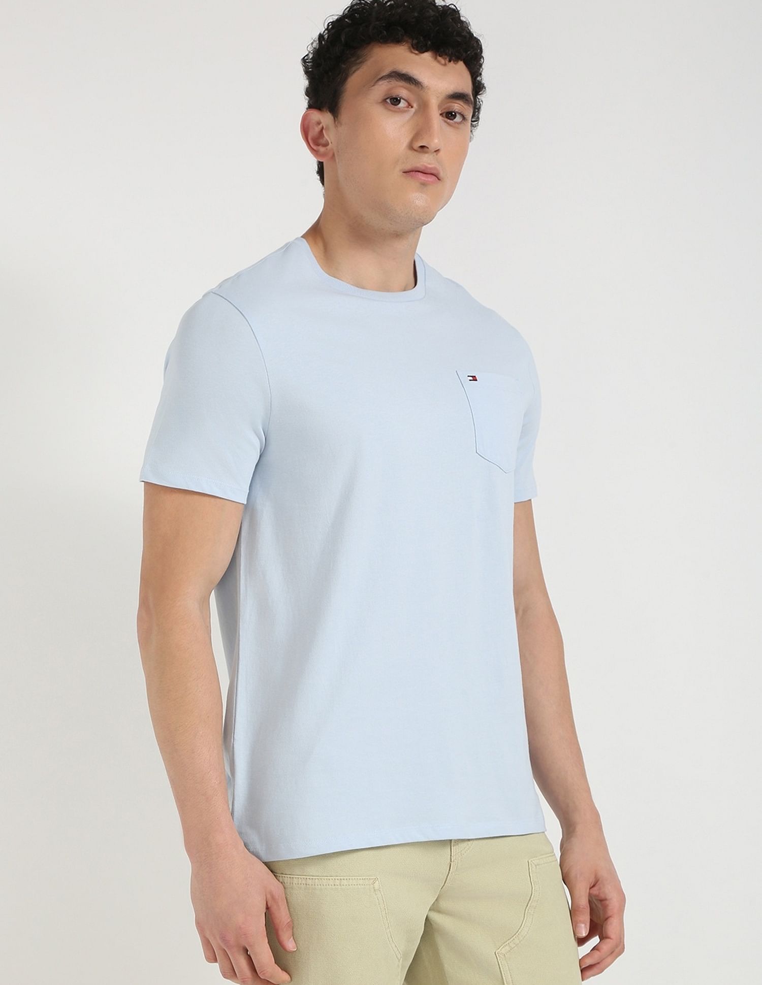 Tommy Hilfiger Solid Regular-Fit Cotton T-Shirt