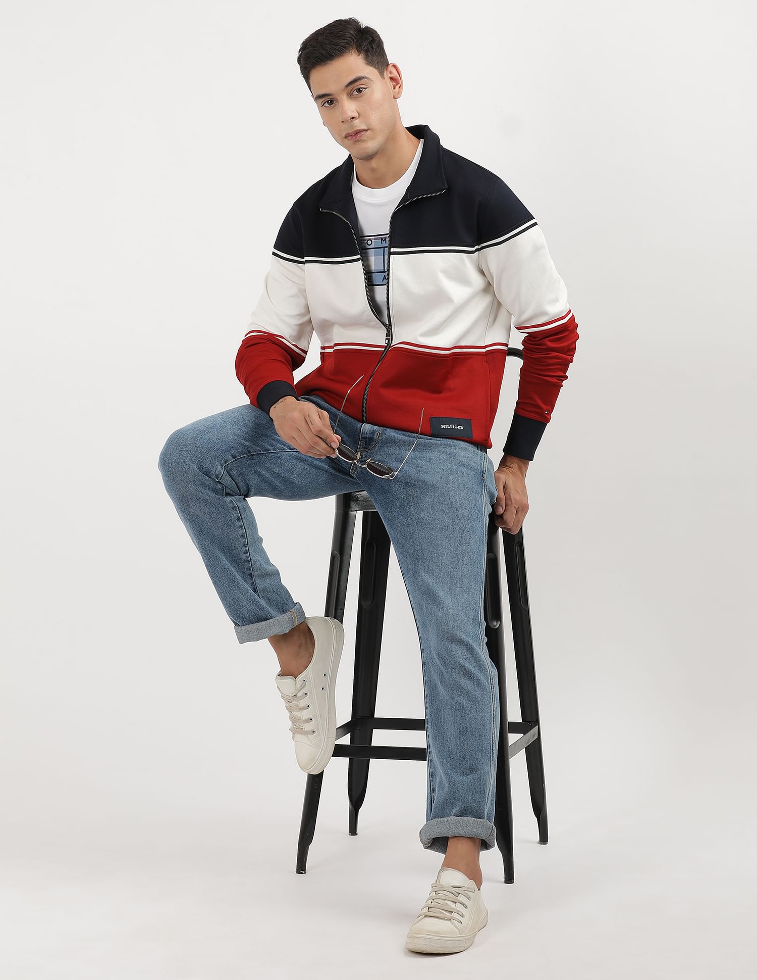 Tommy Hilfiger Sustainable Colour Block Sweatshirt