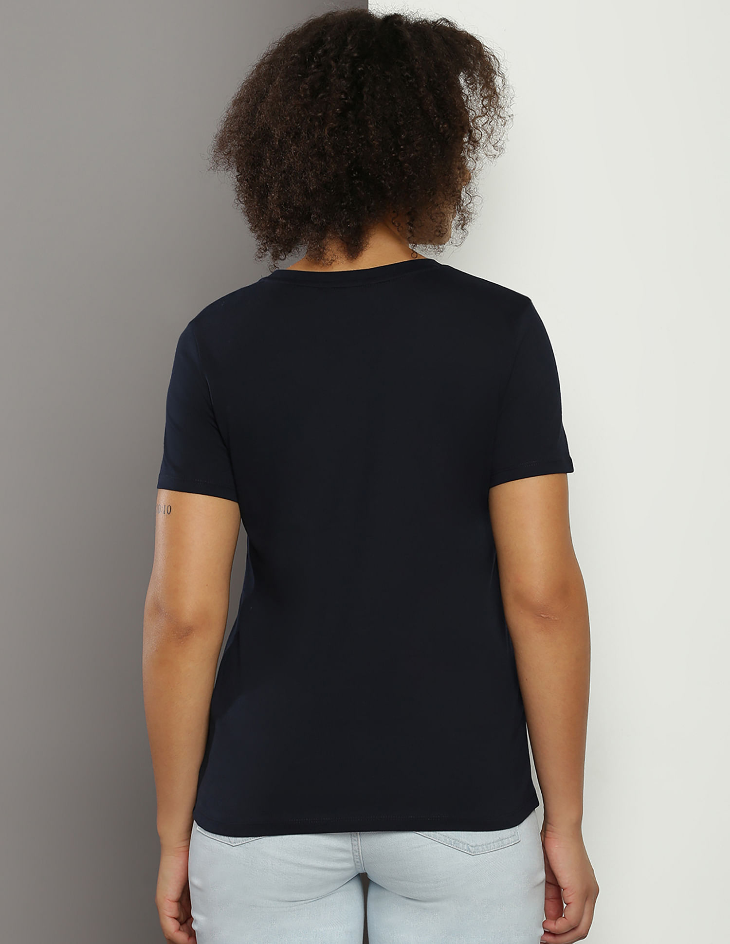 Tommy Hilfiger Transitional Cotton Monotype Embroidered T-Shirt