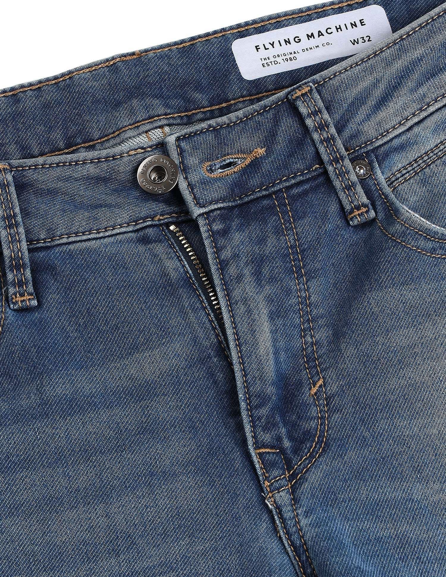 Flying Machine Jackson Super Skinny Fit Washed Jeans