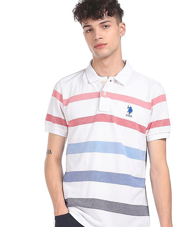 Buy White Pique Polo Shirt from Next USA