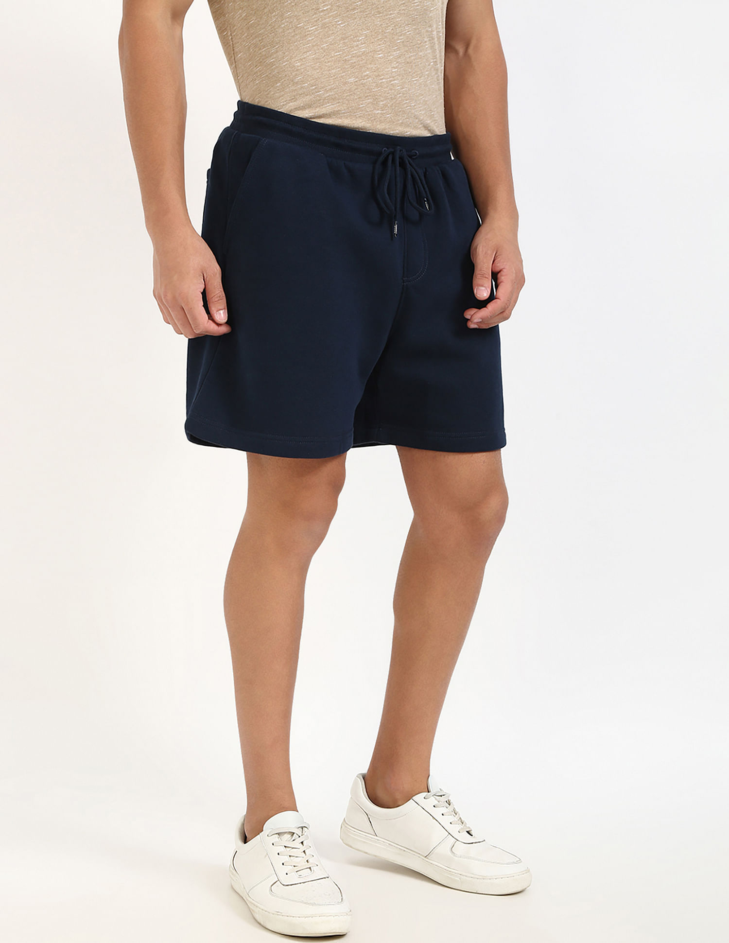 Tommy Hilfiger Regular-Fit Solid Mid Rise Shorts