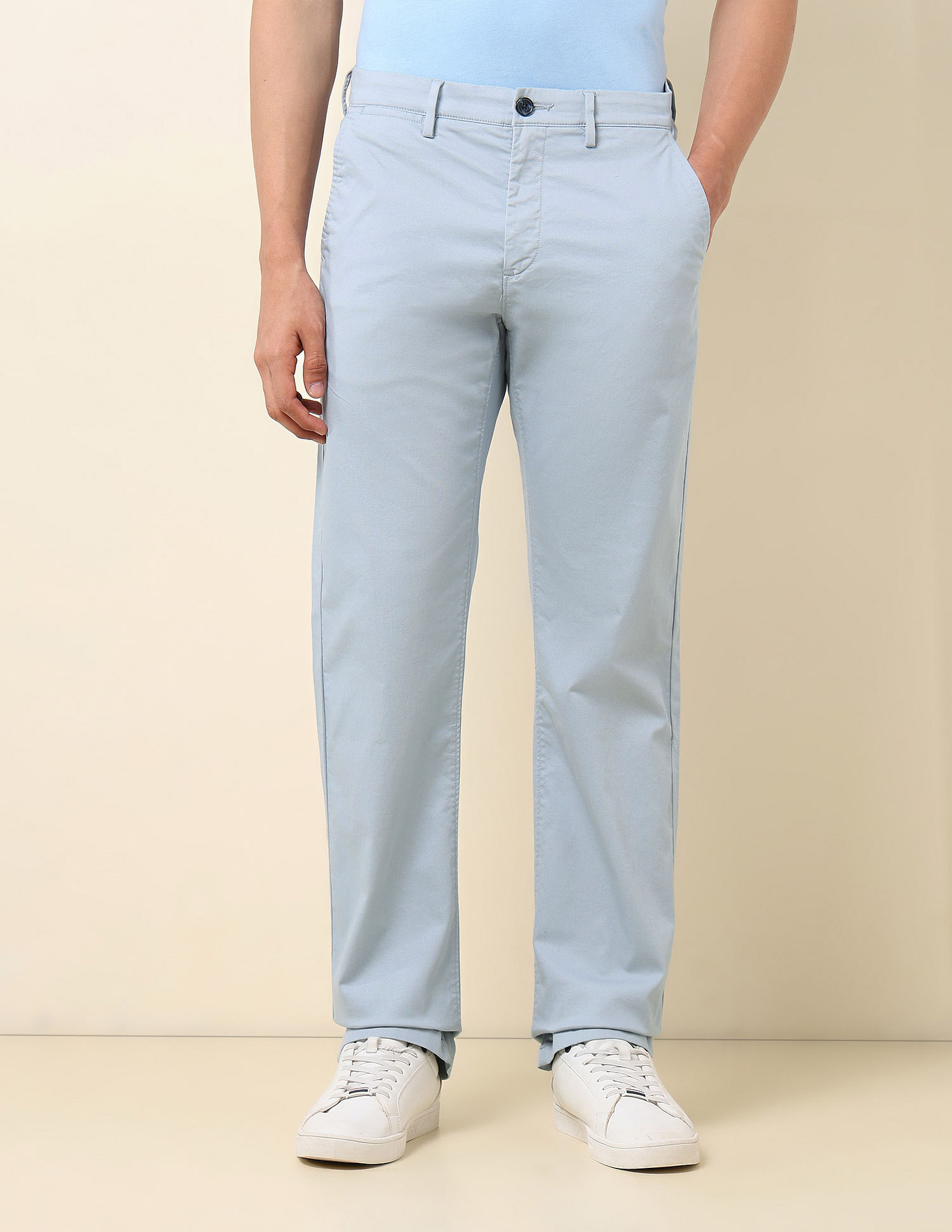 U.S. Polo Assn. Dobby Riley Straight Fit Trousers
