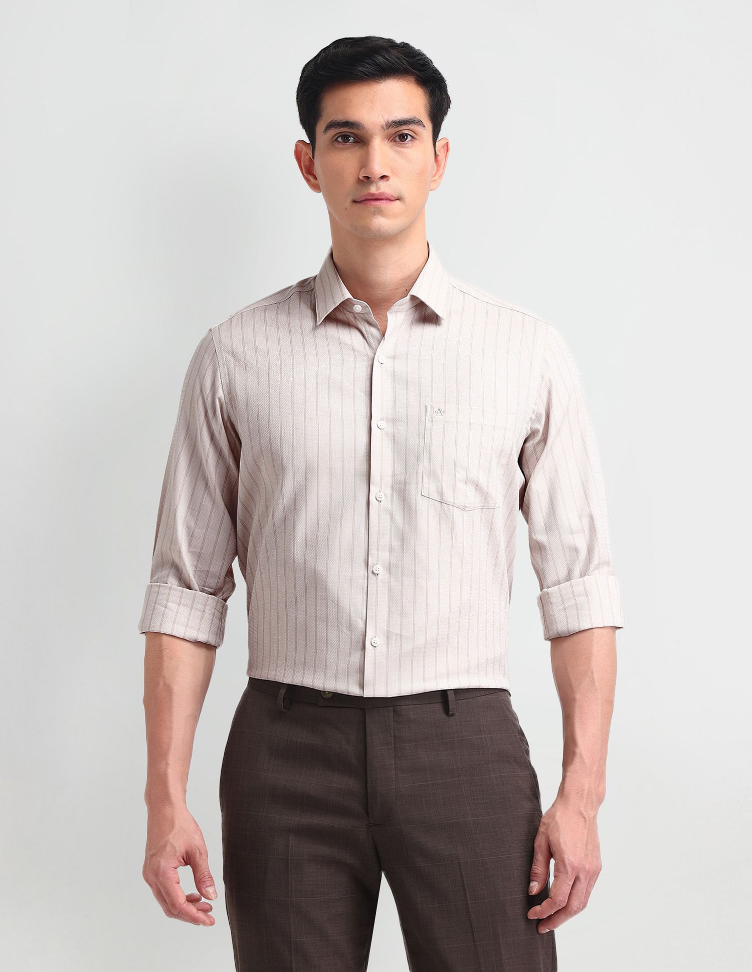 Arrow Manhattan Slim Fit Dobby Shirt