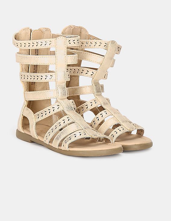 Little girl tall gladiator sandals new arrivals