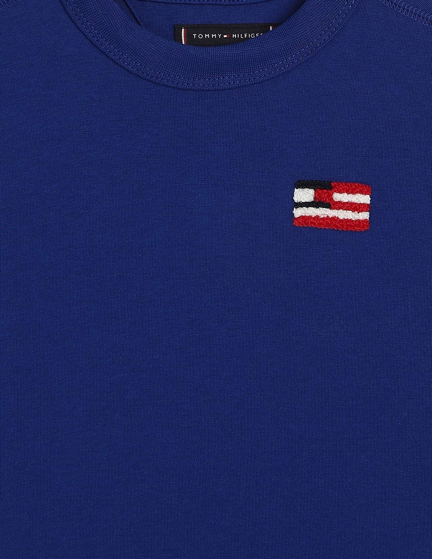 Tommy Hilfiger Kids Boys Logo Relaxed-Fit Cotton T-Shirt