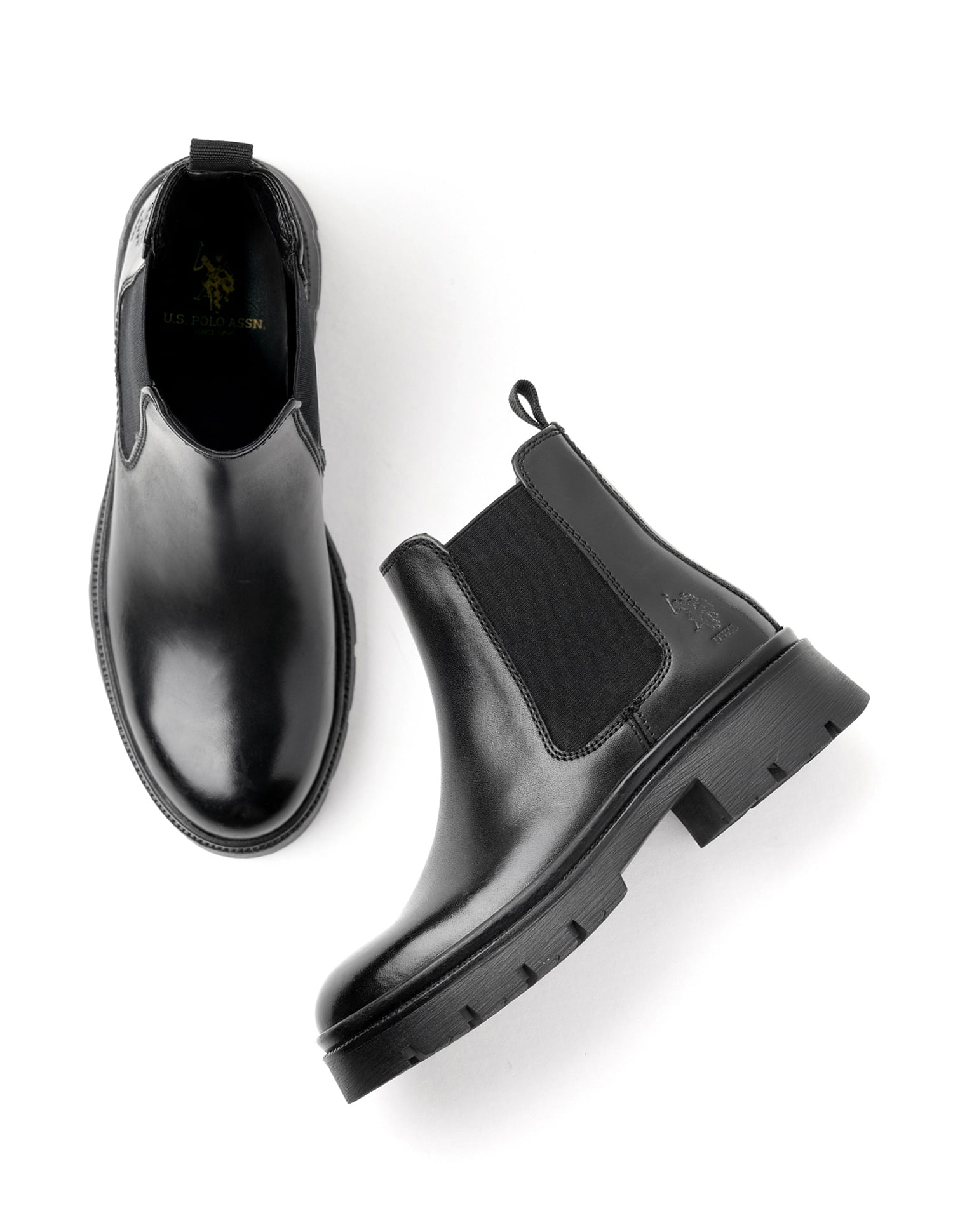 U.S. Polo Assn. Women Renata Leather Chelsea Boots