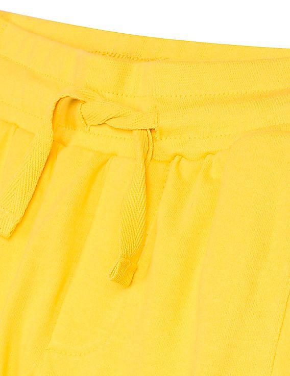 U.S. Polo Assn. Kids Drawstring Waist Solid Track Pants