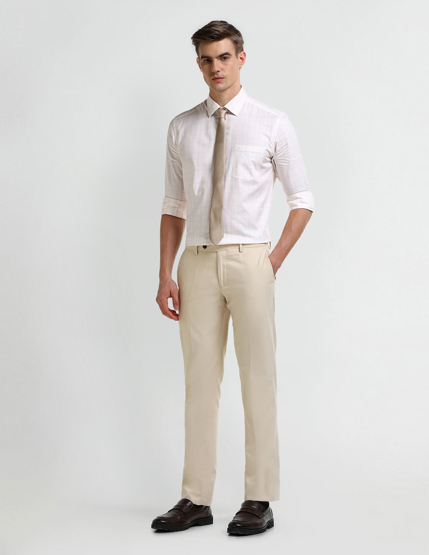 Arrow Tartan Checked Dobby Shirt