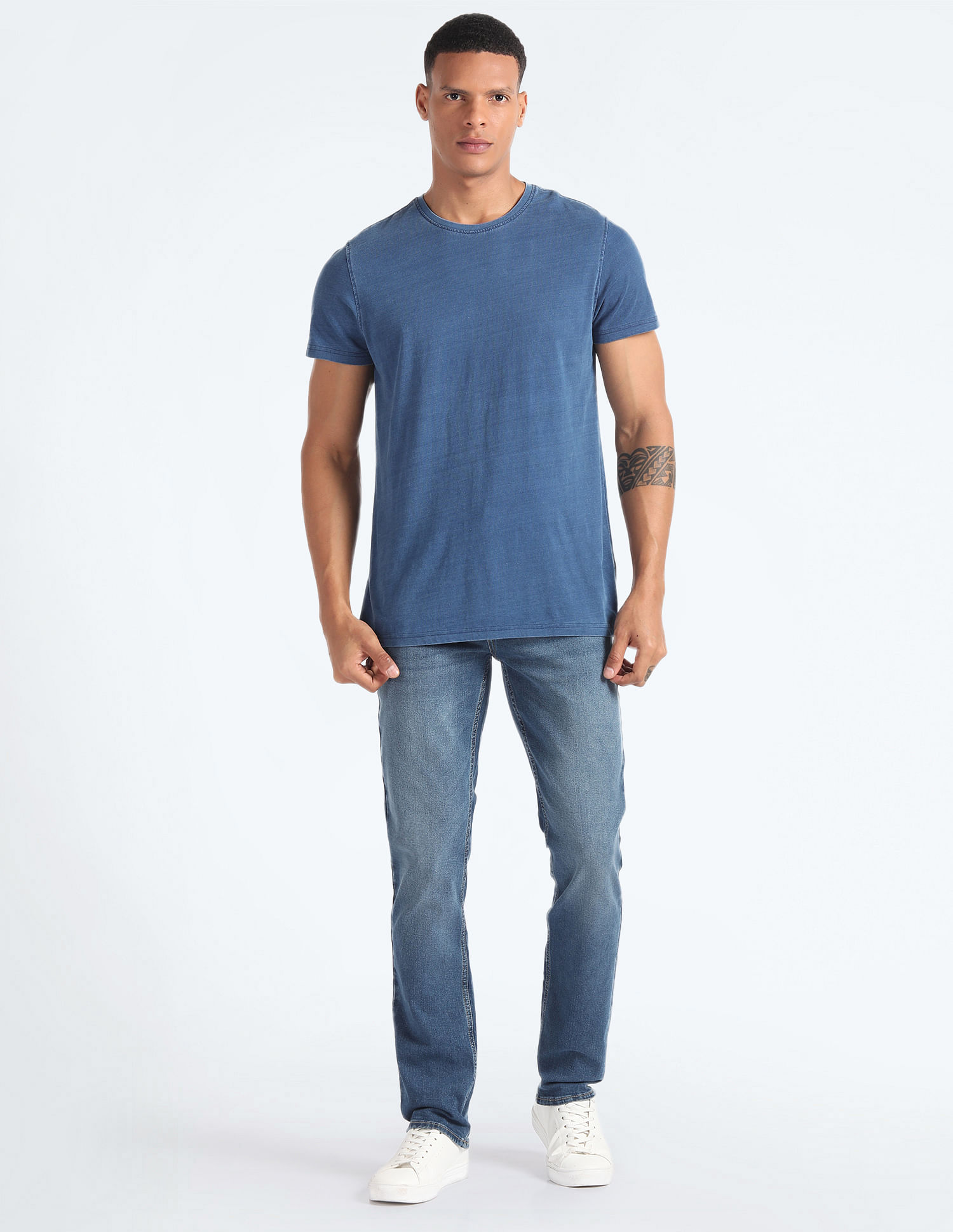 Flying Machine Mis Rise F-Jango Straight Fit Jeans