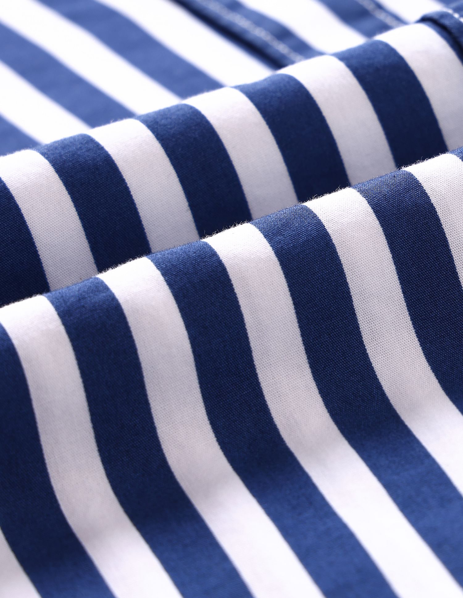 U.S. Polo Assn. Kids Boys Vertical Stripe Spread Collar Shirt