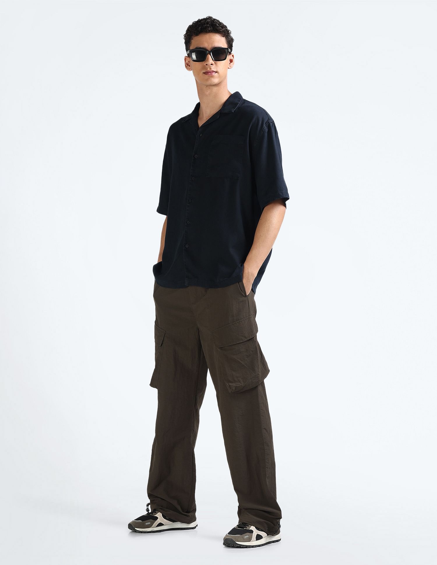 Flying Machine Mohammad Ali Elasticized Waist Cargos