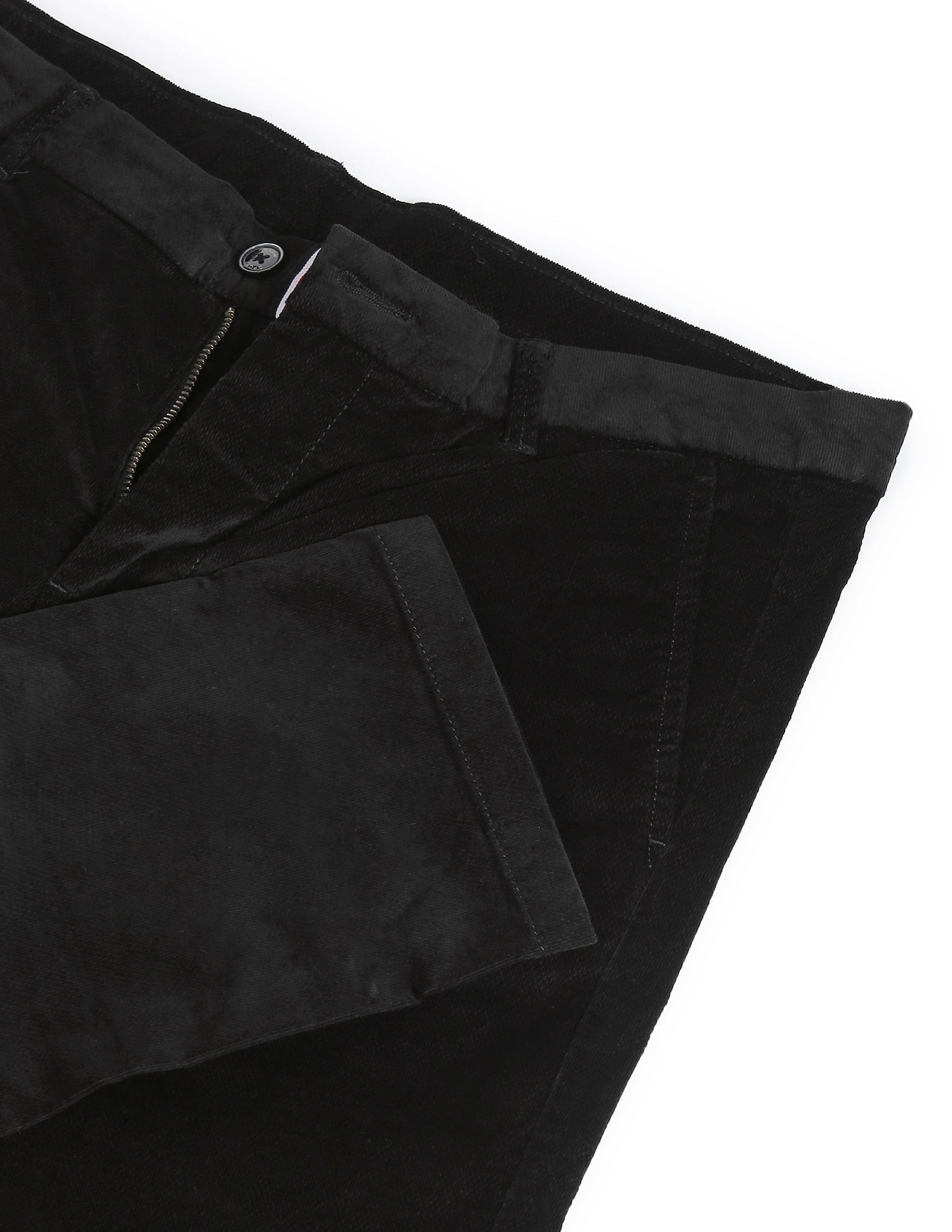 Buy Men Black Stripe Slim Fit Formal Trousers Online - 746939 | Peter  England