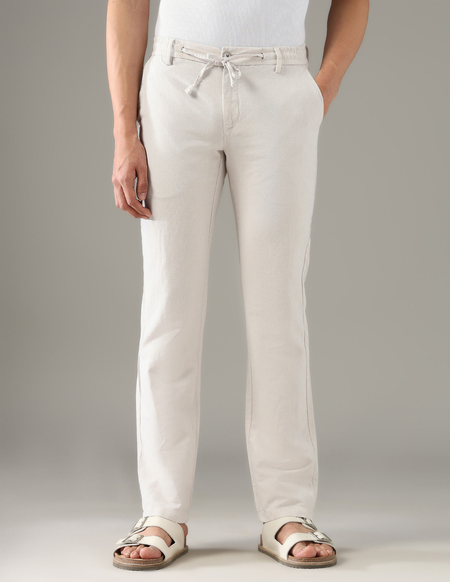 Arrow Sport Solid Spring Sorbet Trousers