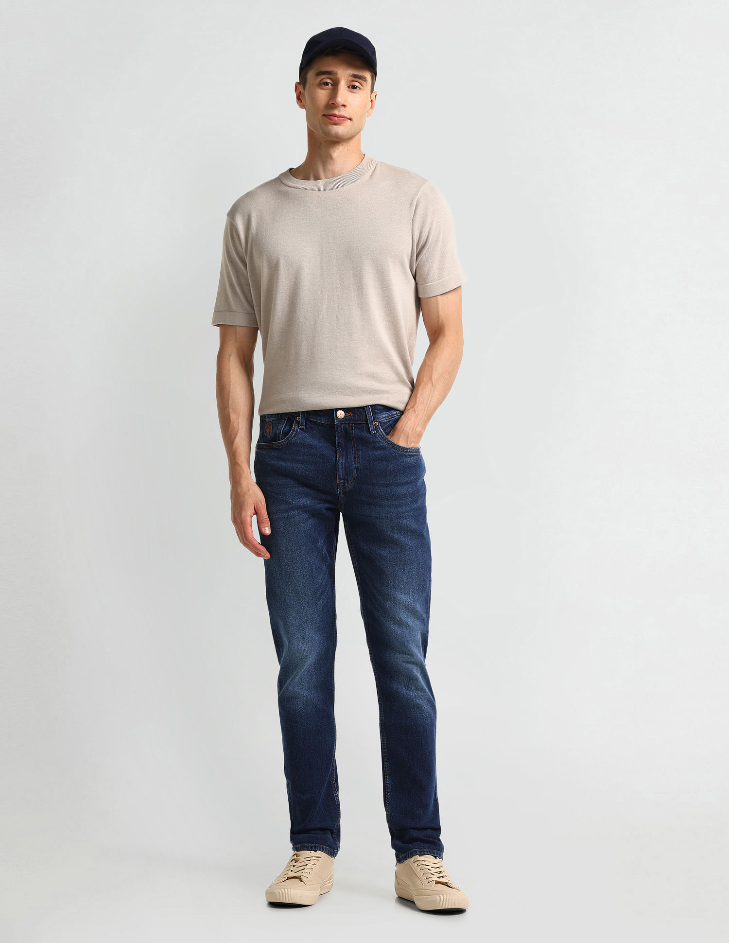 U.S. Polo Assn. Denim Co. Brandon Slim Fit Blue Jeans
