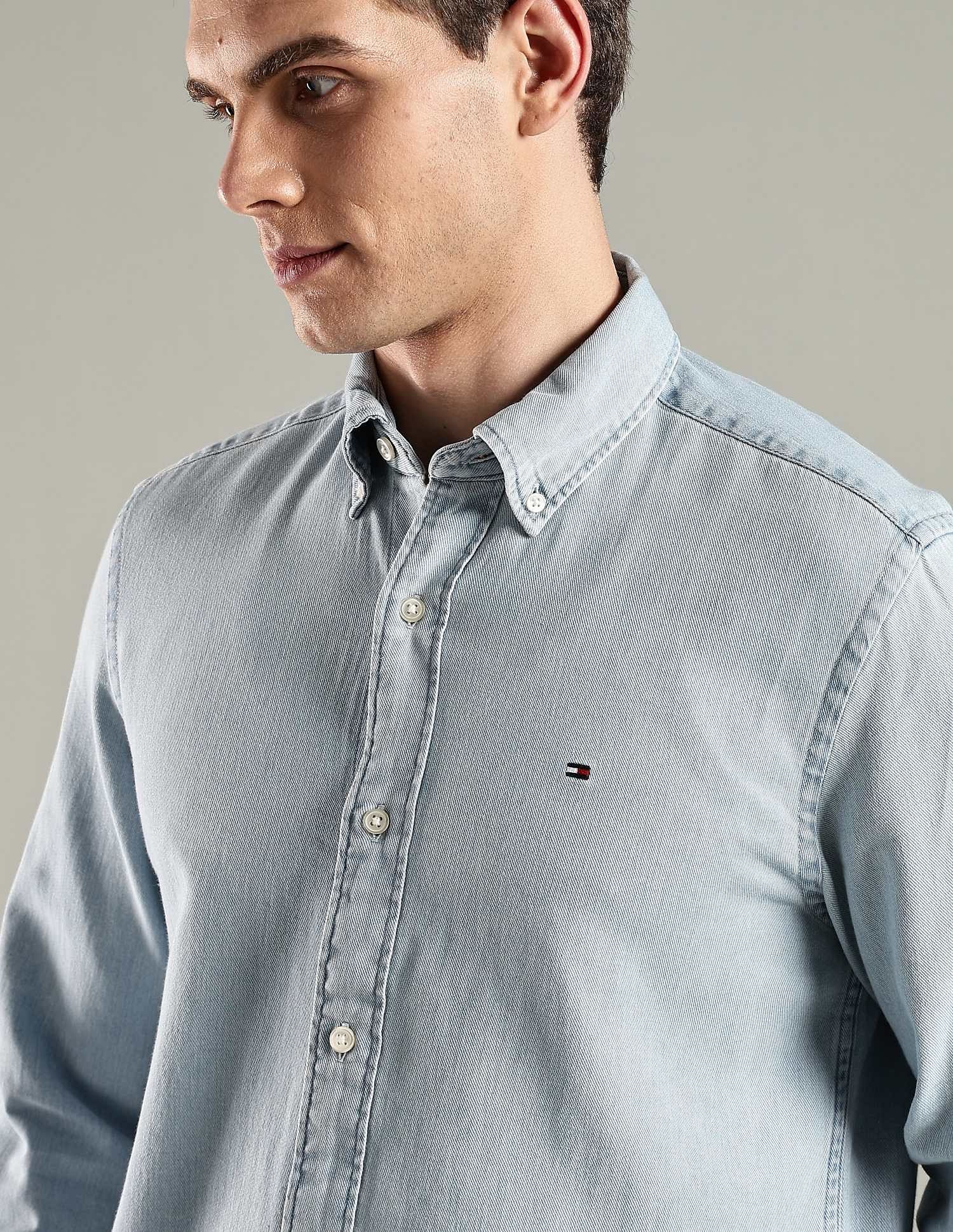 Tommy Hilfiger Solid Regular Fit Cotton Shirt