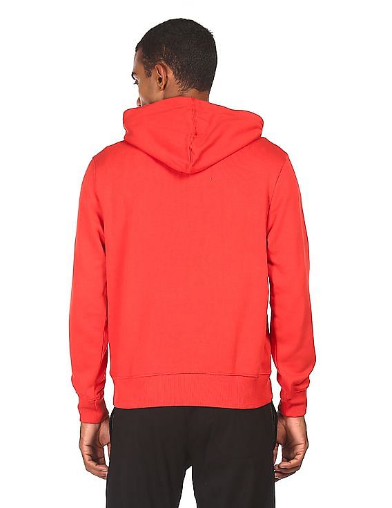 U.S. Polo Assn. Cotton Graphic Print Hooded Sweatshirt