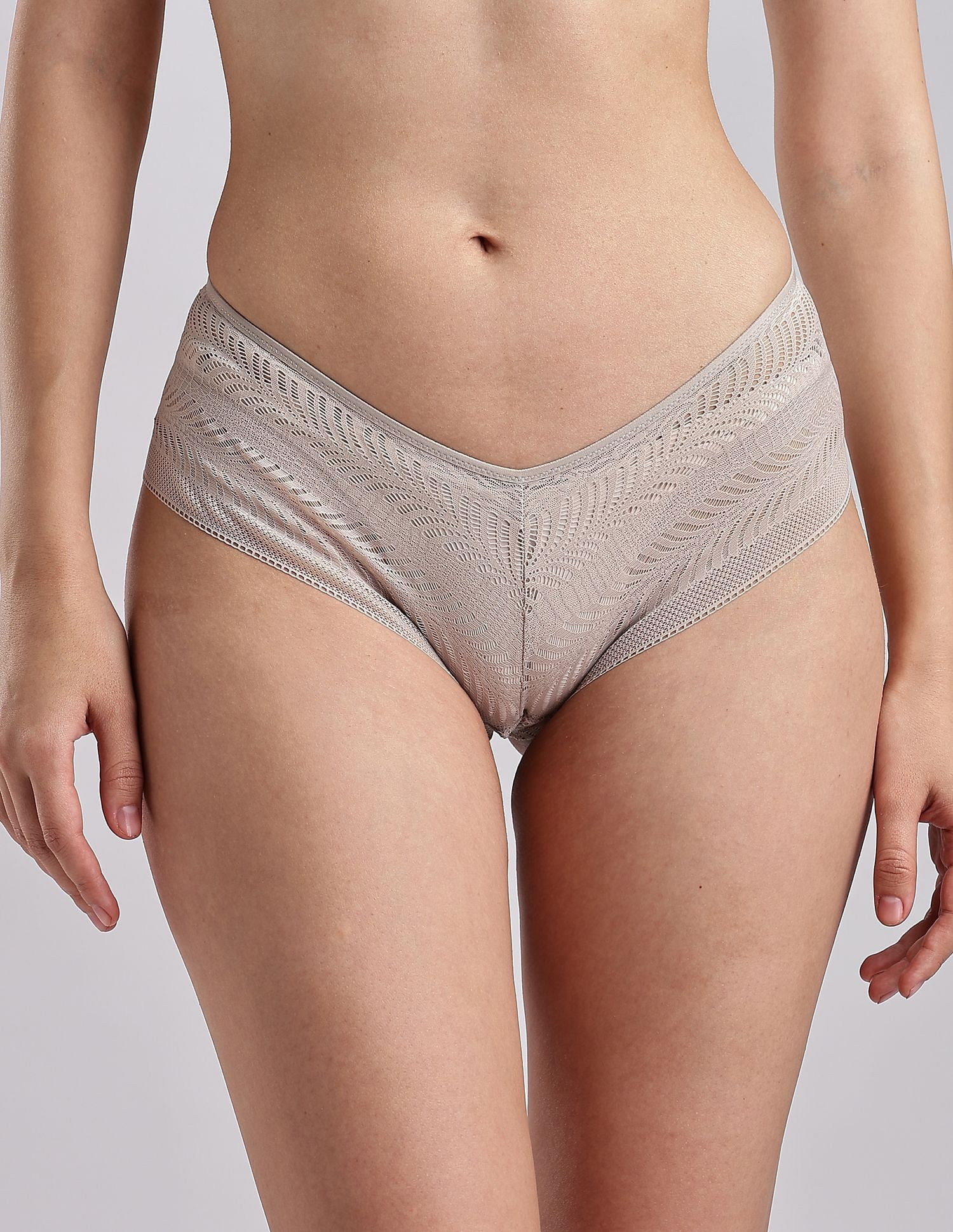Calvin Klein Underwear Textured Low Rise Grey Hipster