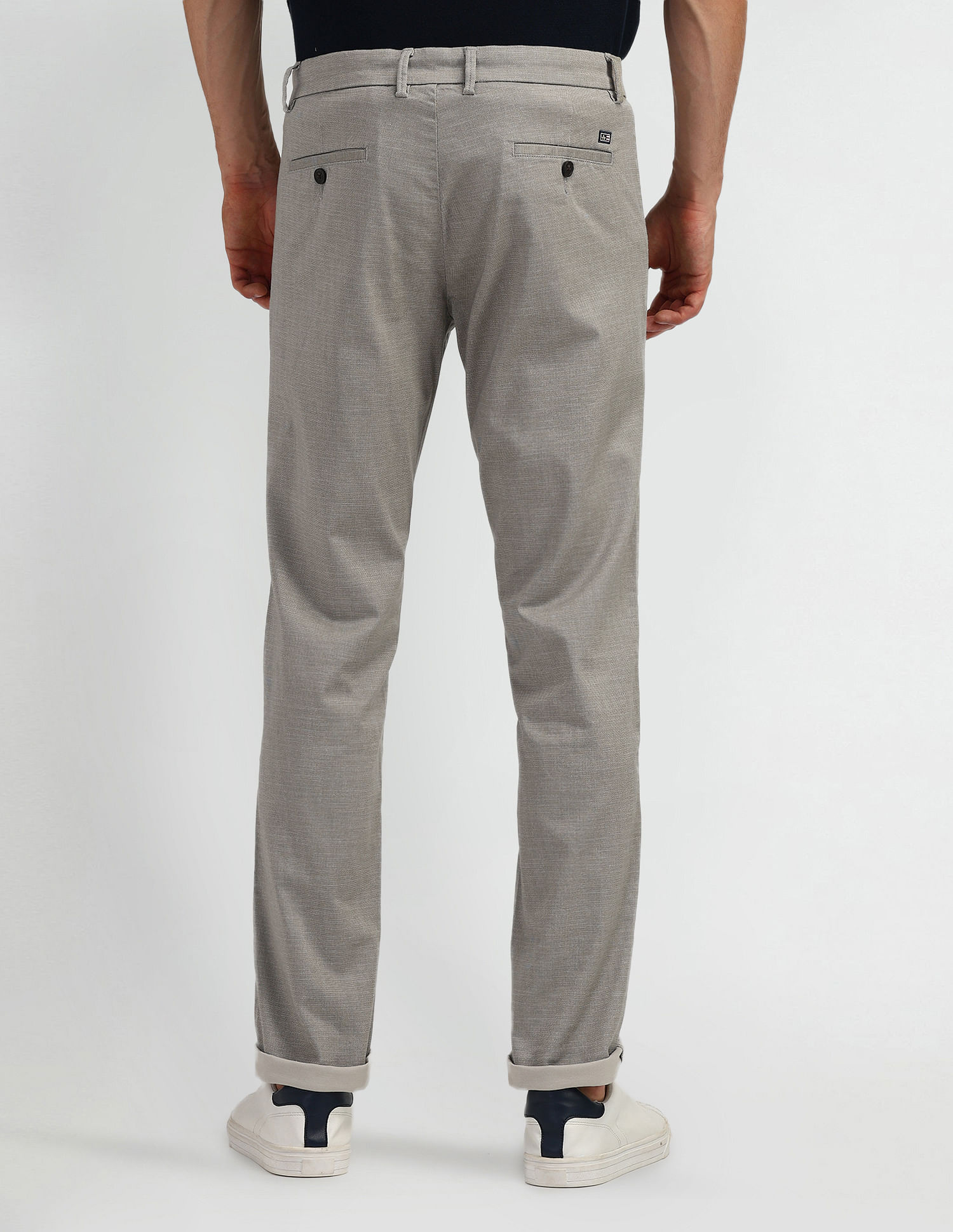 Arrow Sport Slim Fit Satin Trousers