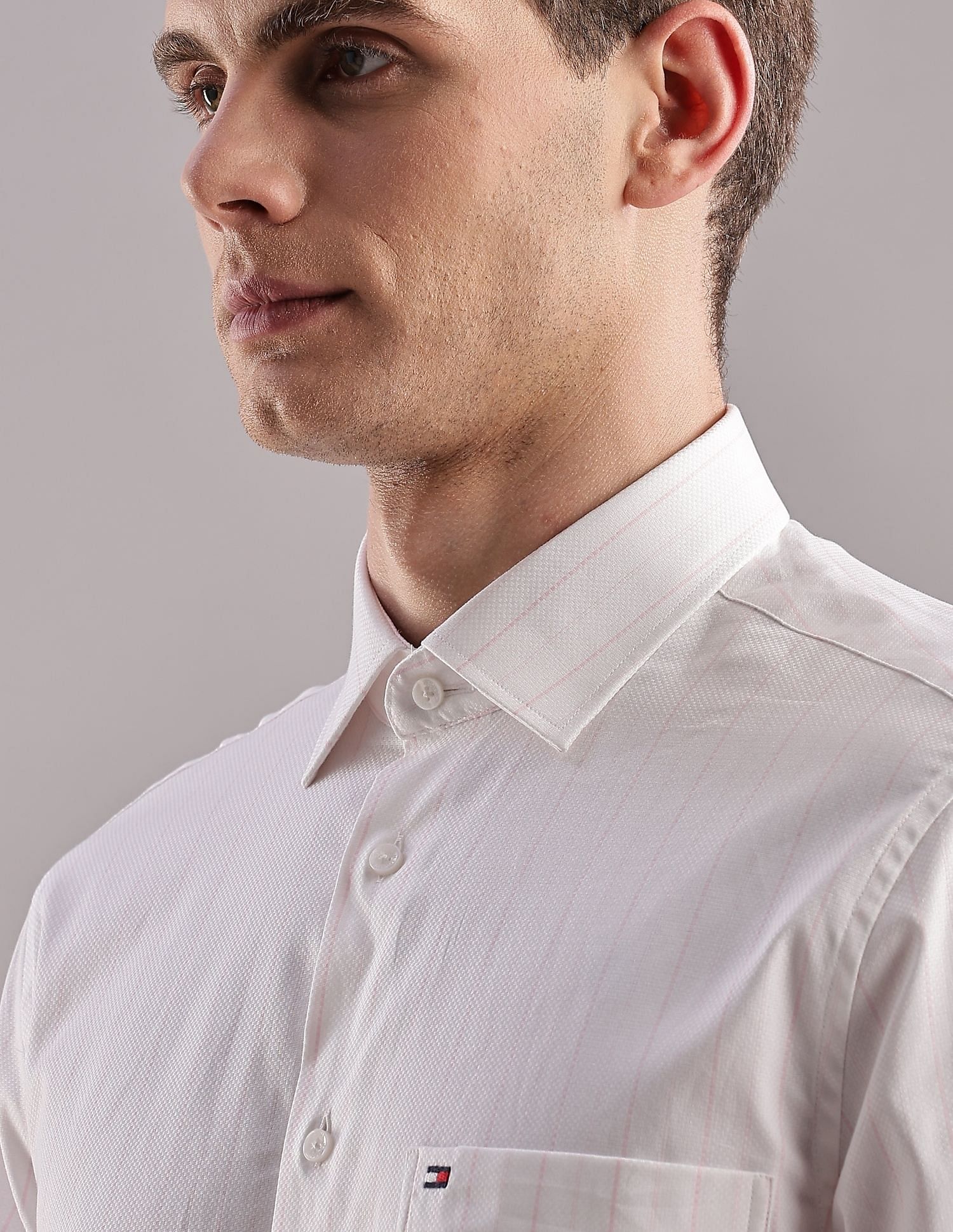 Tommy Hilfiger Striped Regular-Fit Cotton Shirt