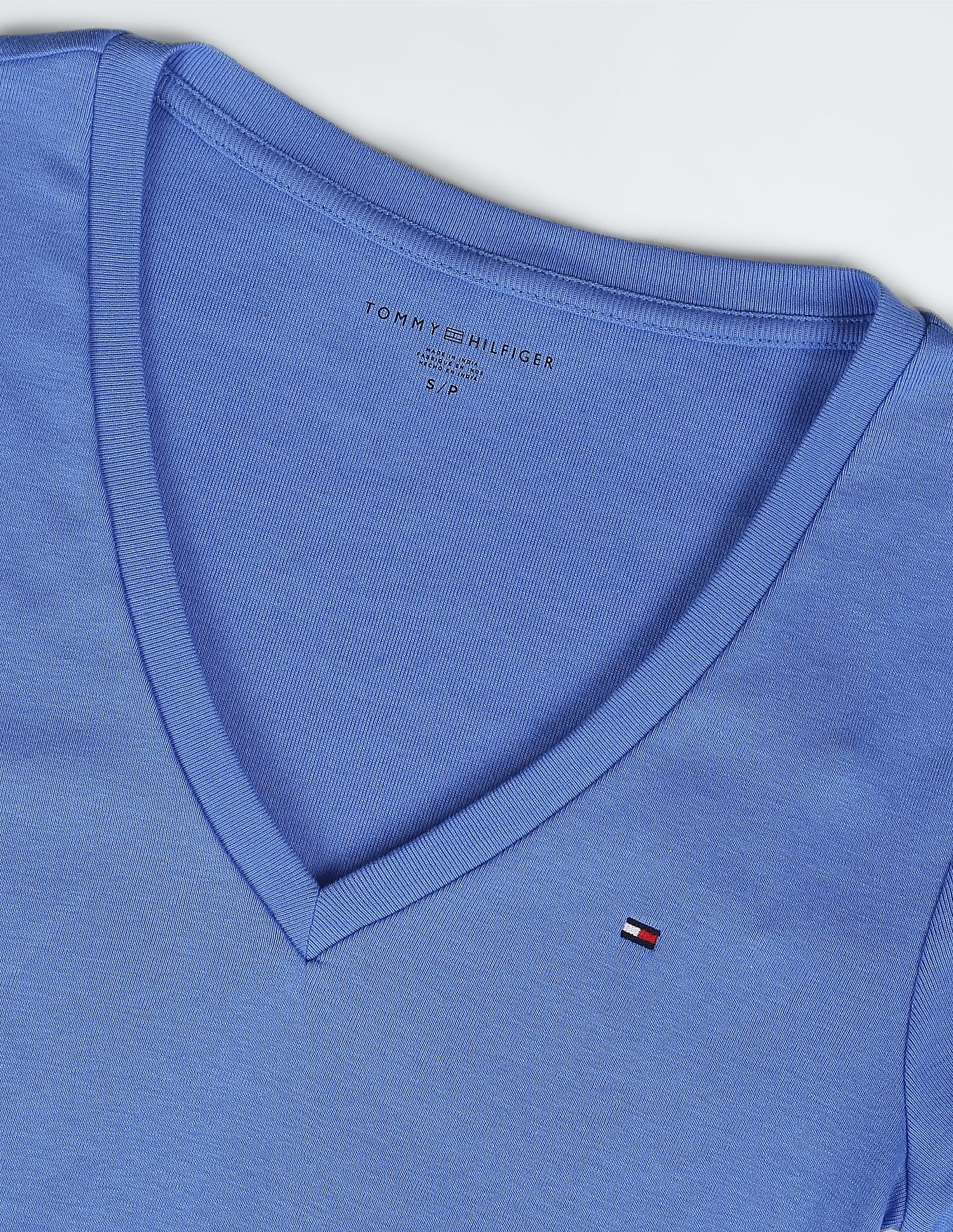 Tommy Hilfiger V-Neck Pure Cotton T-Shirt