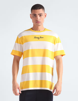 Buy Tommy Hilfiger Pure Cotton Bold Stripe T-Shirt - NNNOW.com