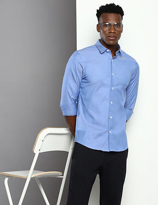 Calvin Klein Jeans Pinpoint Oxford Slim Shirt