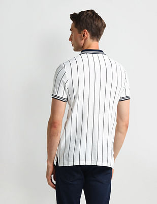 Buy U.S. Polo Assn. Denim Co. Muscle Fit Striped T-Shirt