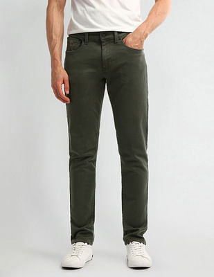 U S Polo Assn Denim Co Slim Tapered Fit Green Jeans