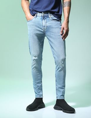 Flying Machine Morrison Skinny Fit Cropped Jeans