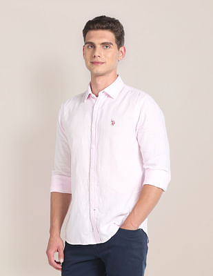 U S Polo Assn Linen Tailored Fit Shirt