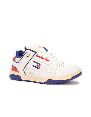 Tommy Hilfiger Men Leather Skater Sneakers