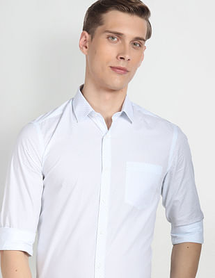 Arrow Micro Check Cotton Shirt