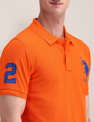 Buy U.S. Polo Assn. Solid Slim Fit Polo Shirt - NNNOW.com