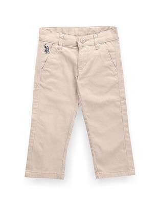 U S Polo Assn Kids Boys Solid Satin Trousers