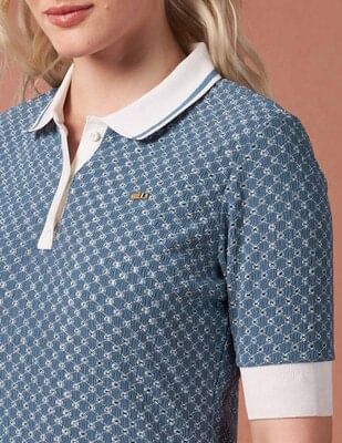 Buy U.S. Polo Assn. Women Knitted Schiffli Polo Dress