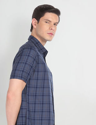 Arrow Sports Tartan Check Cotton Casual Shirt