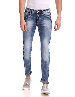skinny fit low rise jeans