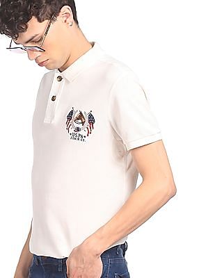 U S Polo Assn Cotton Solid Polo Shirt