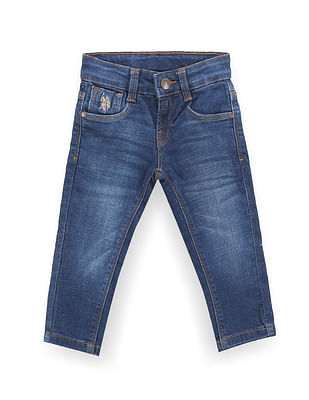 U S Polo Assn Kids Boys Slim Fit Blue Jeans