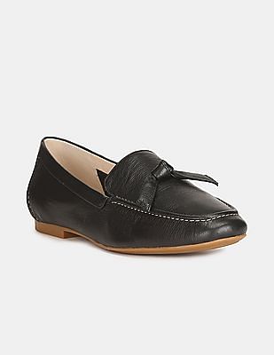 cole haan black loafers womens