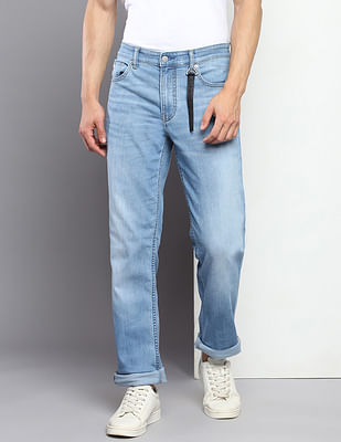 Calvin Klein Jeans Mid Rise Slim Fit Stone Wash Jeans