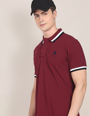 U S Polo Assn Heritage Tipped Polo Shirt