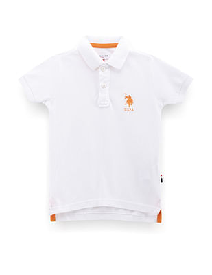 U S Polo Assn Kids Boys Cotton Pique Polo Shirt