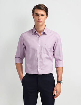 Arrow Micro Checked Slim Fit Shirt