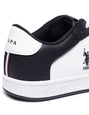 Buy U.S. Polo Assn. Men Colour Block Perforated Rein