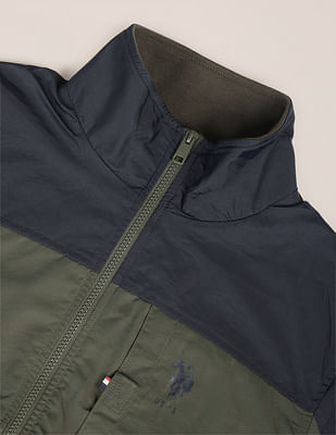 Buy U.S. Polo Assn. Colour Block Windcheater Jacket - NNNOW.com