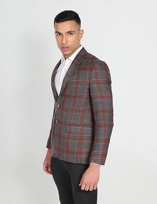【PORTERNA】Atten check blazer blazer-with-check-pattern-