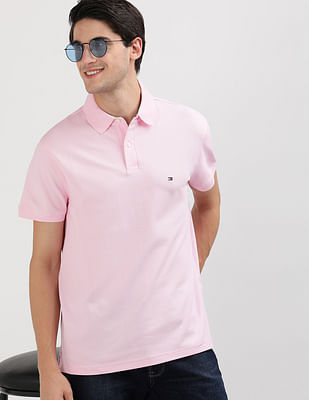 Tommy Hilfiger Organic Cotton Solid Polo Shirt